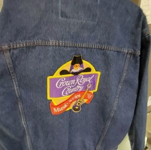 Vintage (XL) Crown Royal Country Music Series 1993 Rare Jean Jacket